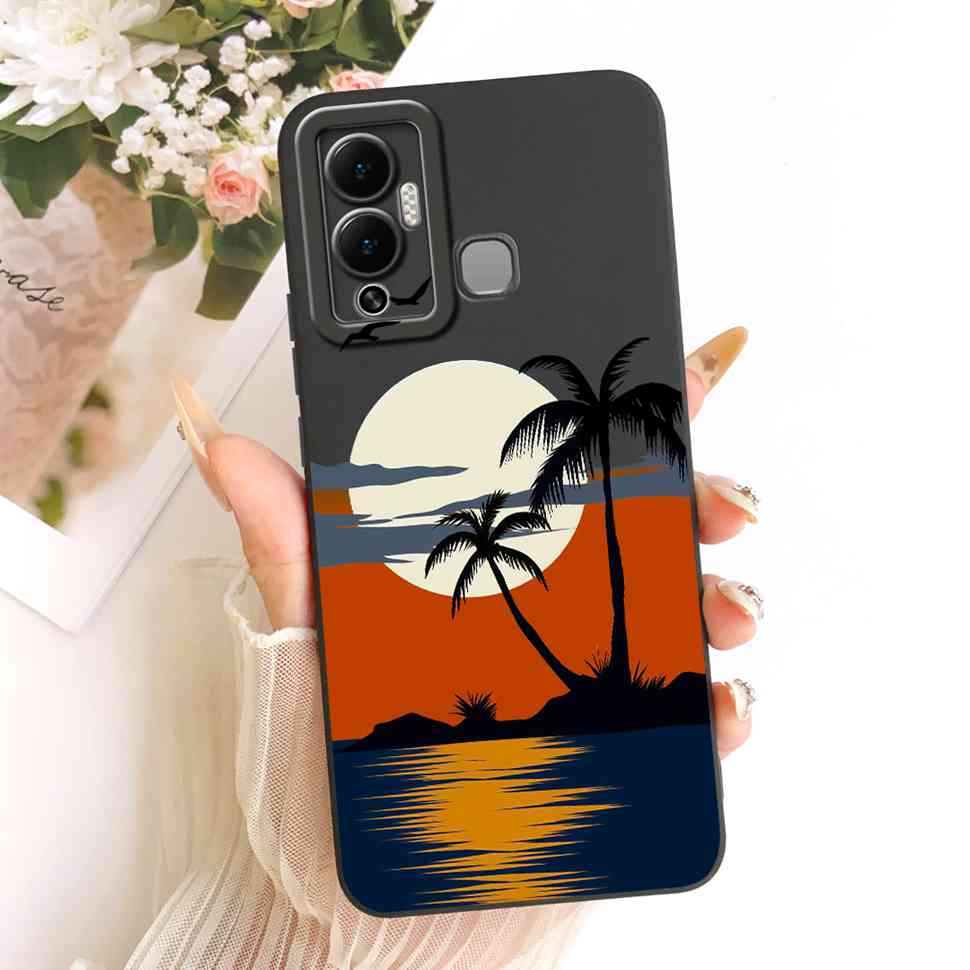 Cases For Infinix Hot 12 Play Cover Silicone Soft Shockproof Casing For Infinix Hot12 Play Hot12Play X6816C X6816 Capa