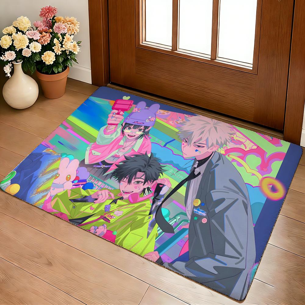 Heißer Bl Anime L-link Klick Bodenmatte Gemütliche Flanell Weiche Dicke Rutschfeste Matte Für Wohnzimmer Schlafzimmer Küche Dekor Teppiche