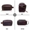 Men's Toiletry Bag Leather Travel Toiletry Bag Dopp Kit for Men Shaving Bag