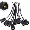 8Pcs Ignition Coil Harness Connector Plug For Ford Lincoln 4.6L 5.4L V8 6.8L V10