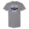 USA Crossed Cricket Bats T-Shirt - Graphite Heather