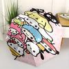 Sanrio characters Automatic Opening and Closing Parasol Compact Travel Umbrella with 8 Ribs for Women and Men Ideal Birthday/Christmas Gift,