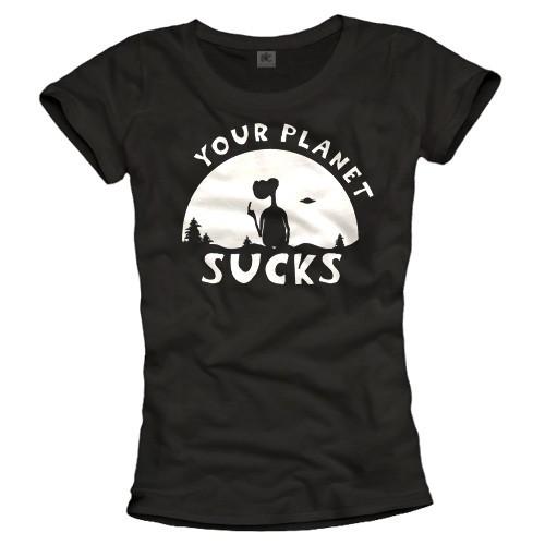 26 Women's Funny Saying Alien Motif Women's Top T-Shirt with Print Print Print- Unisex T-Shirt