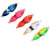 Omock Squid-Shaped Ty Rubber Lure with Tie, Luminous, for Ty Rubber Lures, Metal Jigs, and Fishing Lures