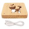LED Light Wooden 3D Lamp Cute Cat Shape Night Light Lamp Wooden Lamp  Living Room Decor