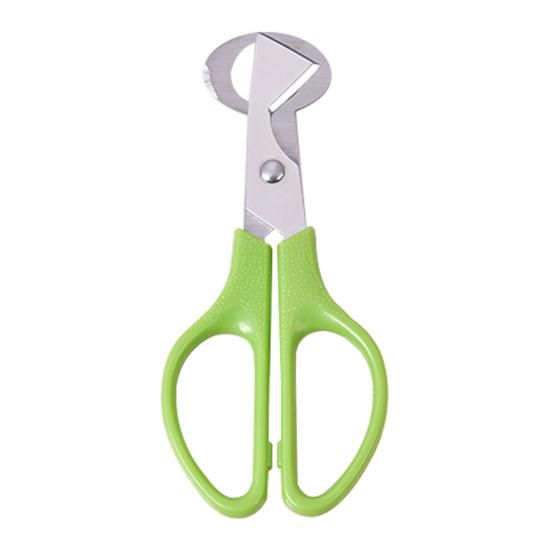 Quail Egg Scissors with Non-Slip Handle Egg Shell Cutter Stainless Steel Blade Egg Cutter Shears Easy Clean Kitchen Tool for Precise