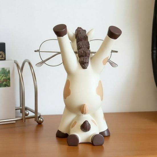 Schattige Paard Brillenhouder Hars Dierlijk Brillen Display Stand Nieuwigheid Paard Bureau Ornament voor Huis Kantoor Nachtkastje Tafel