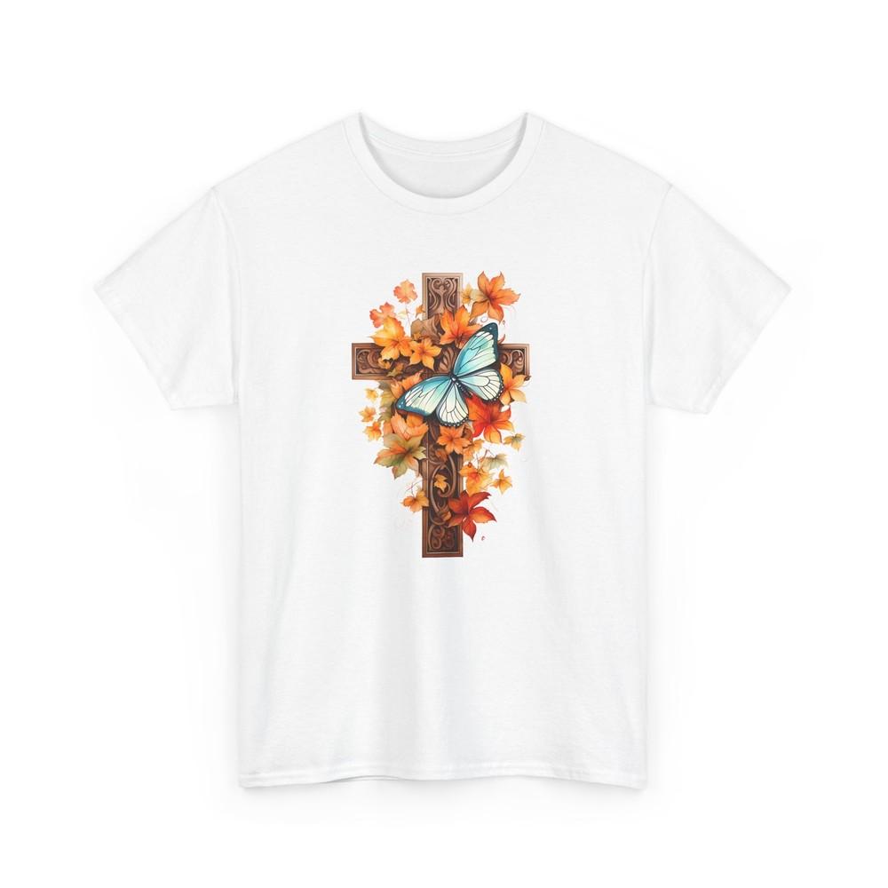 Fall Aesthetic T-Shirt | Autumn Leaves Pumpkin | Fall For Jesus Christ Retro