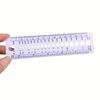 Knitting Gauge Plastic Knitting Needle Gauge Circle Geometric Template Ruler Student Measure Tool for Sewing Student Learning