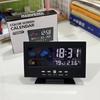 Wetterstation Wecker mit Thermometer, Hygrometer und Datumsfunktion für umfassende Wetterinformationen