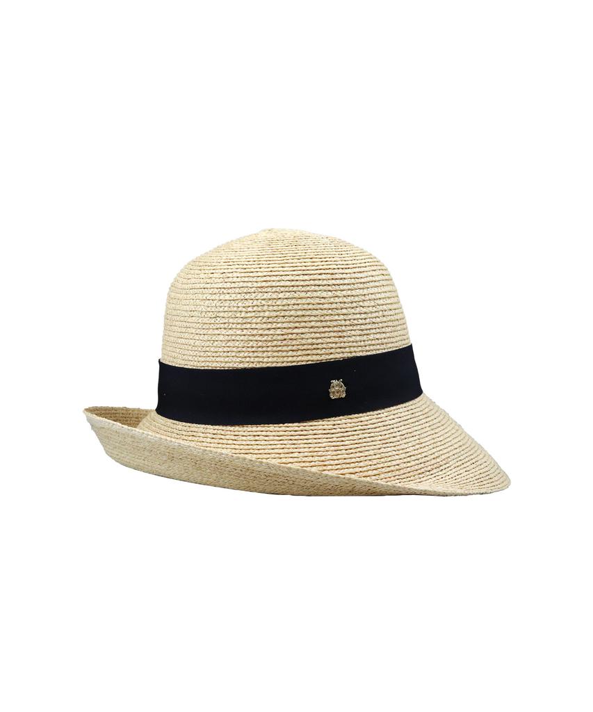 Kaliseumontapone Gregory Ribbon Raffia Cloche Hat