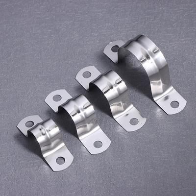 Stainless Steel U-Shaped Tube Clamp Metal Saddles Tube Pipe Clamp U Conduit Bracket For Heavy Duty Application
