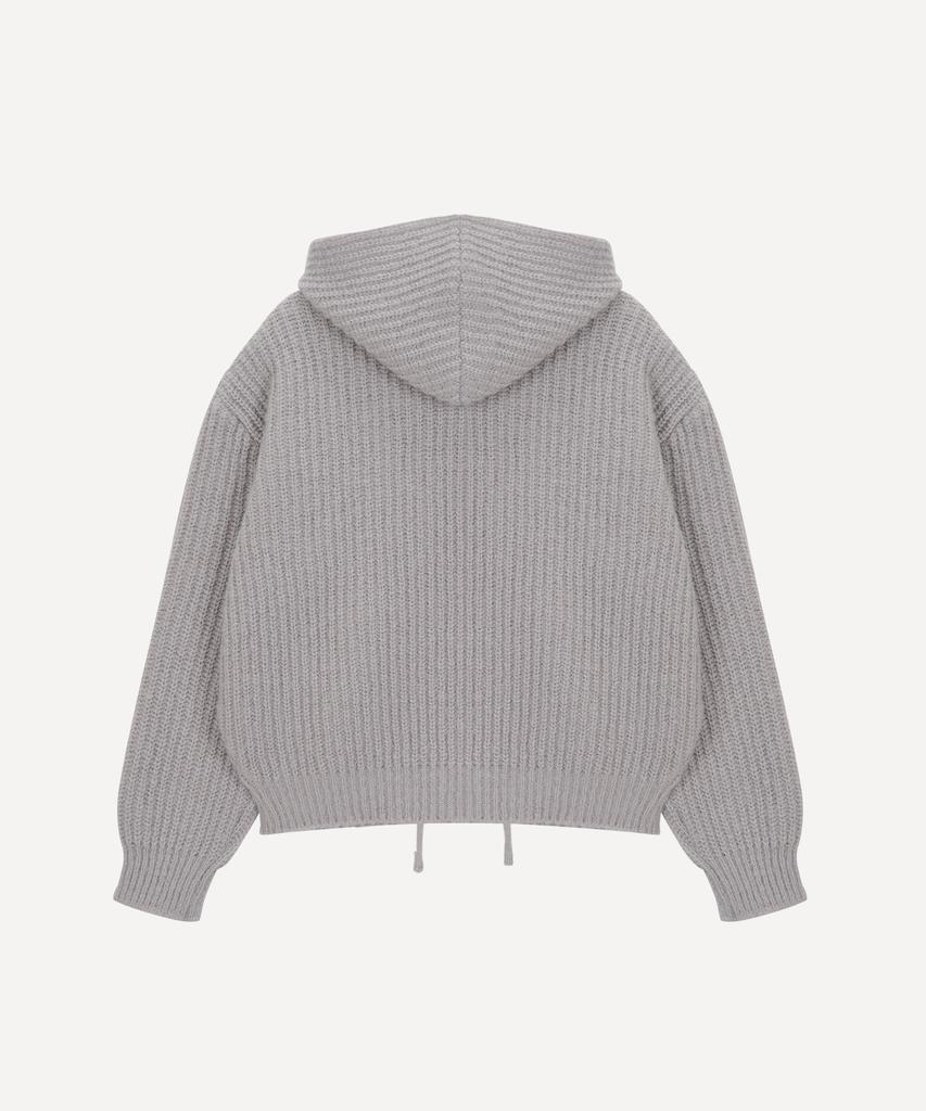 Daenkeudieo Soft Hachi Hooded Knit - Gray