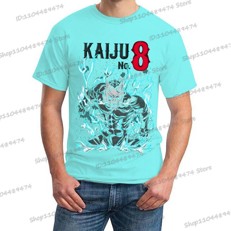 Kaiju No 8 T-Shirt Herren Kafka Hibino T-Shirt Damen Lustig Manga Kaiju No 8 Geschenk Streetwear Grafik T-Shirt Japanisches Anime T-Shirt