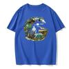 Anime Pattern Printed Men's T-shirt Large Cotton T-shirt High Quality Brand T-shirt Street Loose T-shirt