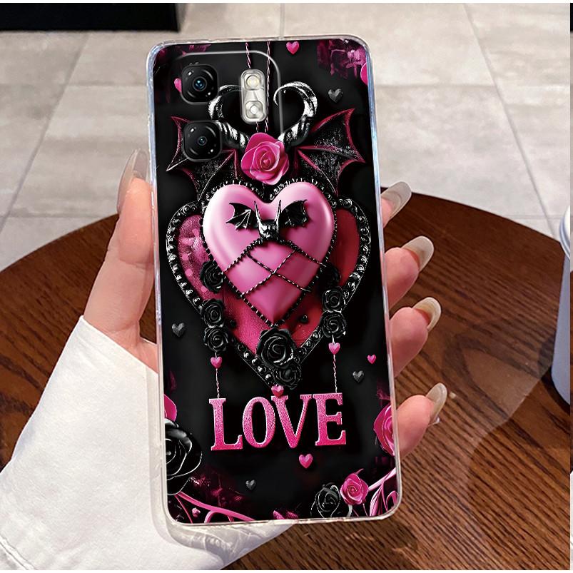 For Infinix Smart 9 X6532 Back Cover Infinix Smart 9 HD Case X6532C Clear Luxury Cute Love Rabbit Funny Cool Soft TPU Phone Case