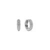 Boucles d'oreilles anneaux Shertz Pave Cubic Bold One-Touch (14k)