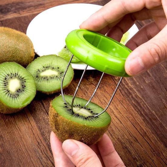 Fruit Peeler Effortless Kiwi Fruit Skin Remover Tool with Stainless Steel Blade Ergonomic Handle Multi-Functional Kitchen Gadget
