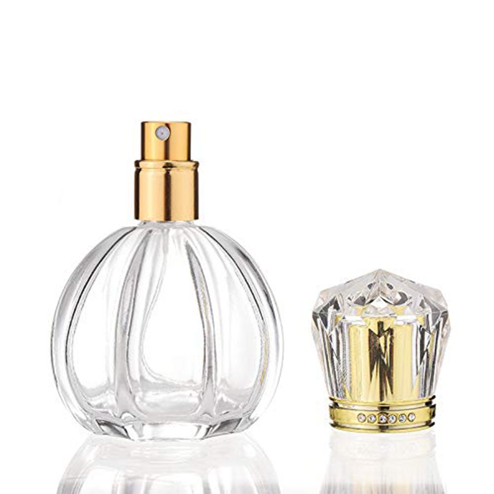 Puste butelki perfum z atomizerem o pojemności 50 ml, przeznaczone do podróży