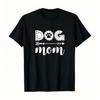 Plus Size Unisex Dog Mom Graphic Short Sleeve Tee Cute Fur Mom Gift Allseason Casual Daily Top
