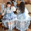 Girls' Elsa Princess Dress 2025: New Children's Frozen Lolita Birthday Gown