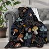 Coperta Funghi Super Morbida Decorazione Divano Soggiorno Stile Piante Cartoni Animati Coperte in Flanella Ragazzi Ragazze Adulti Coperte da Lanciare