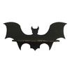Crystal Display Bat Shape Wall Shelf Wood Floating Black Shelves for Halloween Bedroom Living Room Hanging Shelf Decors