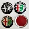 SYENG1 74MM Car Front Rear Emblem Trunk Badge Sticker Replace Accessories for Alfa Romeo Logo Giulia 159 147 156 Stelvio Giulietta Mito