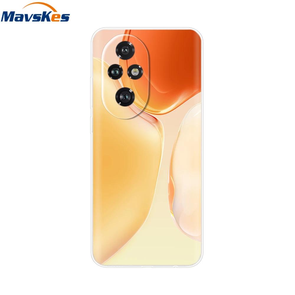 Para Honor 200 Capa Desenho Animado Adorável Silicone TPU Macio Capas de Telefone para Para Honor 200 Pro Honor200 Lite Transparente Capas Honor200