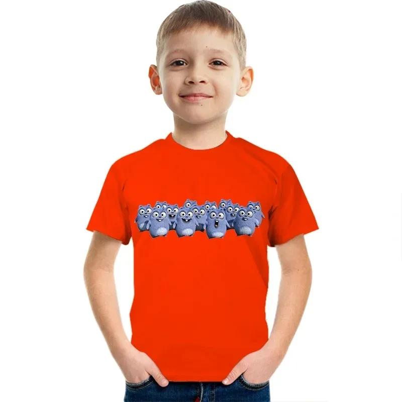 Saules gaisma Grizzy Bear 3D Print T krekli Vasaras smieklīgi Drēbes Tops Zēni Zēni Meitene Tīne Ziemassvētku Lemmings Tkrekls Camisetas Topi