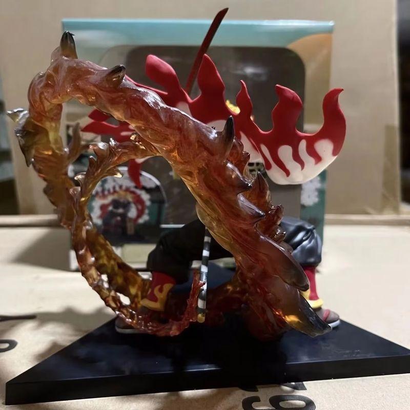 Action Anime Figures Series Kamado Tanjiro Rengoku Kyoujurou Figurine Toy Decoration Collection Model Doll Toy Gift