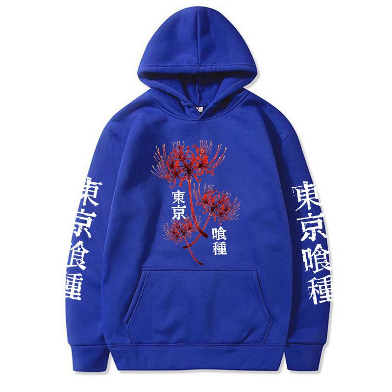 Tokyo Ghoul Anime Hoodies Herren Damen Gothic Harajuku Herbst Winter Fleece Streetwear