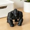 3D-gedruckte Gorilla-Skulptur Ornament Minimalistische Moderne Kunstfigur mit Detaillierter Textur Umweltfreundliche Dekoration für Wohnzimmer Büro Schreibtisch