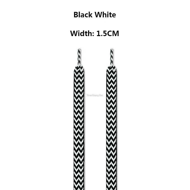 New Flat Shoelaces for Sneakers AF1 Shoe Laces Width 1.5cm/2cm/3cm Shoelace Luxury  Laces Shoes 120/140/160cm Strings