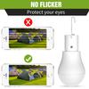 LED Solcellepære Utendørs Campinglampe Hage 15W Oppladbar Ladelys Gårdsplassdekorasjon Hengende USB Innendørs Nødpærer