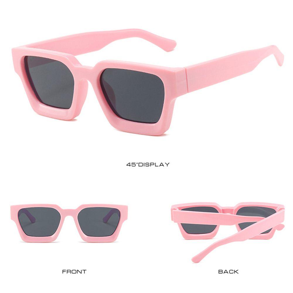 UV400 Protection Thick Square Frame Eyewear Women Sunglasses Shades Retro Sunglasses Ladies Shades