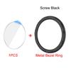 Metal Bezel Ring For Xiaomi Watch S4/S3 Replacement Watch Case Cover For Xiaomi Watch S3 S4 eSIM+Tempered Glass Protective Film