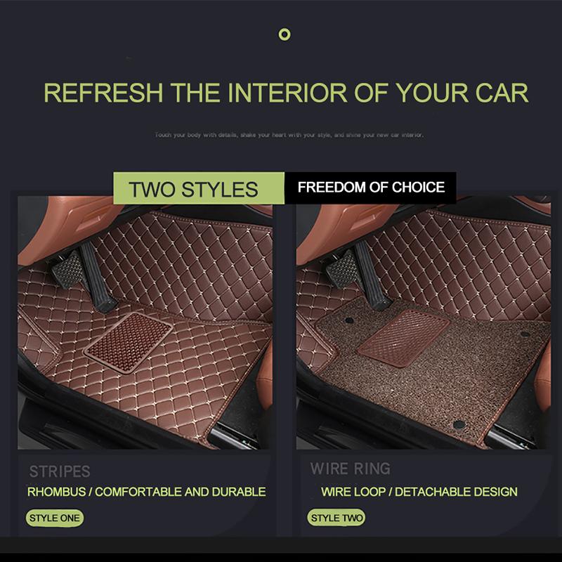 Djbn1 YOGOOGE Custom Car Floor Mats For Toyota Corolla Auris Auto Carpets Foot Coche Accessorie