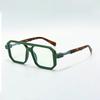 Light Frame Anti Blue Glasses Transparent Black Square Eyewear for Women Men Blocking Blue Light Optical Glasses