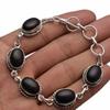 Handgefertigtes Designer-Boho-Armband mit schwarzem Onyx-Edelstein, Geschenk für Sie, 925er Sterlingsilber, Statement-Schmuck, Damenarmband