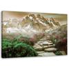 Canvas Print, Stone Road Mountain Landscape