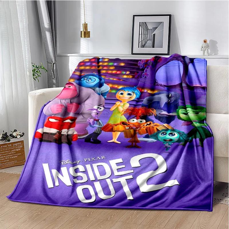 Nieuwe Cartoon Cadeau Inside Out Blij Verdrietig Zacht Dekentje, Zacht Plaid voor Huis Slaapkamer Bed Bank Picknick Reishoes Kind