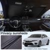 Car Black Windows Privacy Sunshade For HONDA CIVIC 2023-Present Auto Anti-UV Heat Insulation Protect Cover Interior Accessory
