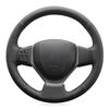 DIY Black Faux Leather Steering Wheel Cover for Suzuki Vitara 2015- Celerio 2015- SX4 S-CROSS 2013- Swift 2011-2017