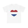 Heart Flag of the Netherlands - T Shirt
