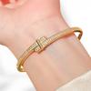 Knot Bracelet Women's Premium Light Luxury Diamond Plated 18K Gold Kink Bracelet Jewelry Hand Jewelry