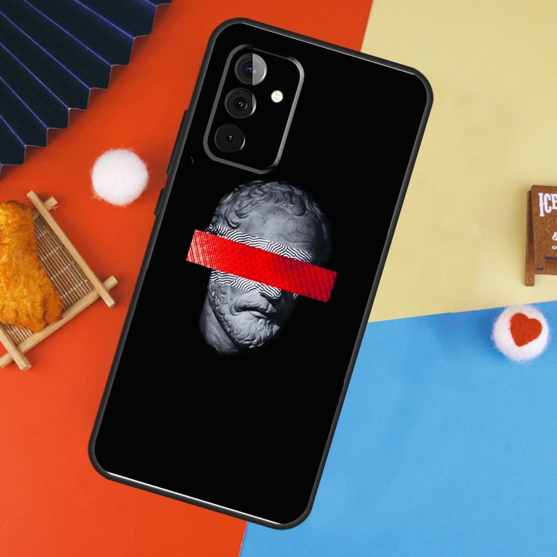 Greek God Statue Face Case For Samsung Galaxy A56 A36 A16 A06 A13 A33 A53 A52 A32 A12 A54 A34 A14 A15 A35 A55 A17