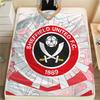 1 Τμχ Φανελένια Κουβέρτα με Εκτύπωση Sheffield United FC, Υψηλής ποιότητας Άνετη για Όλες τις Εποχές, Διακόσμηση Σπιτιού, Ζεστασιά και Άνεση, Ιδανική για Χριστουγεννιάτικα Δώρα