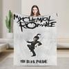 My Chemical Romance Blankets Punk Music Flannel Funny Breathable Throw Blankets for Bedspread Decoration