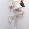 Retro Polka Dot Knee High Stockings White French Elegant Pure Desire INS Polka Dot Pantyhose Sweet Cool Spicy Girl Stockings
